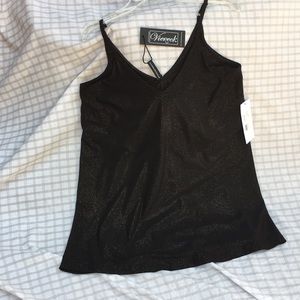 Sparkly black tank top, perfect for summer!